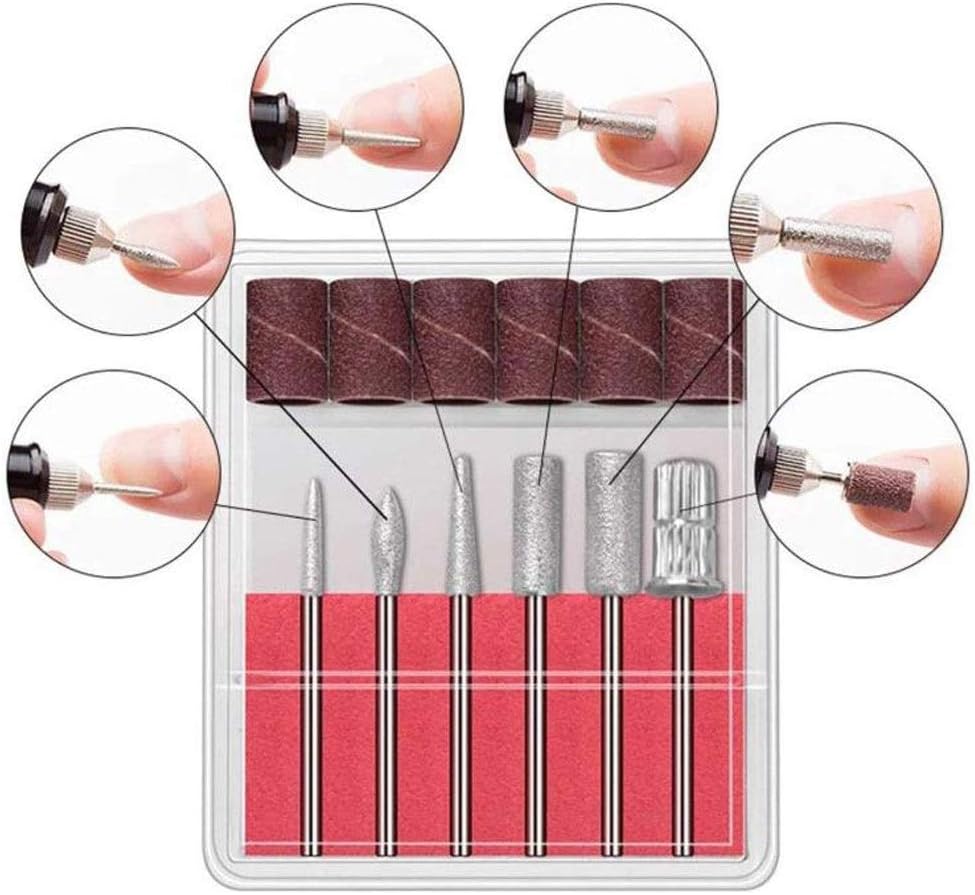Set Eléctrico de Manicura y Pedicura 30.000RPM – Taladro Profesional con Brocas, Lima y Pulidor de Uñas
