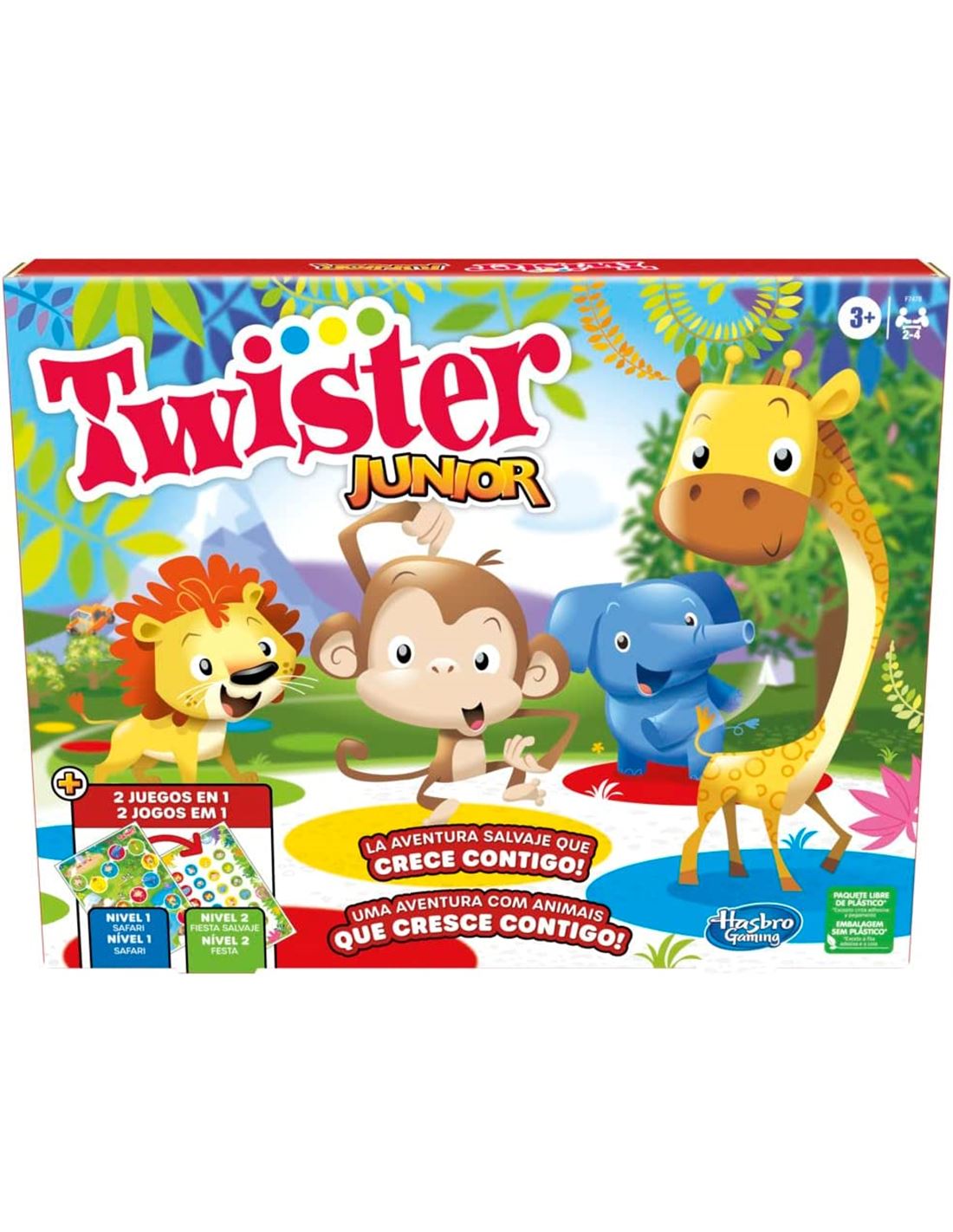 Juego hasbro twister junior - versión multilingüe