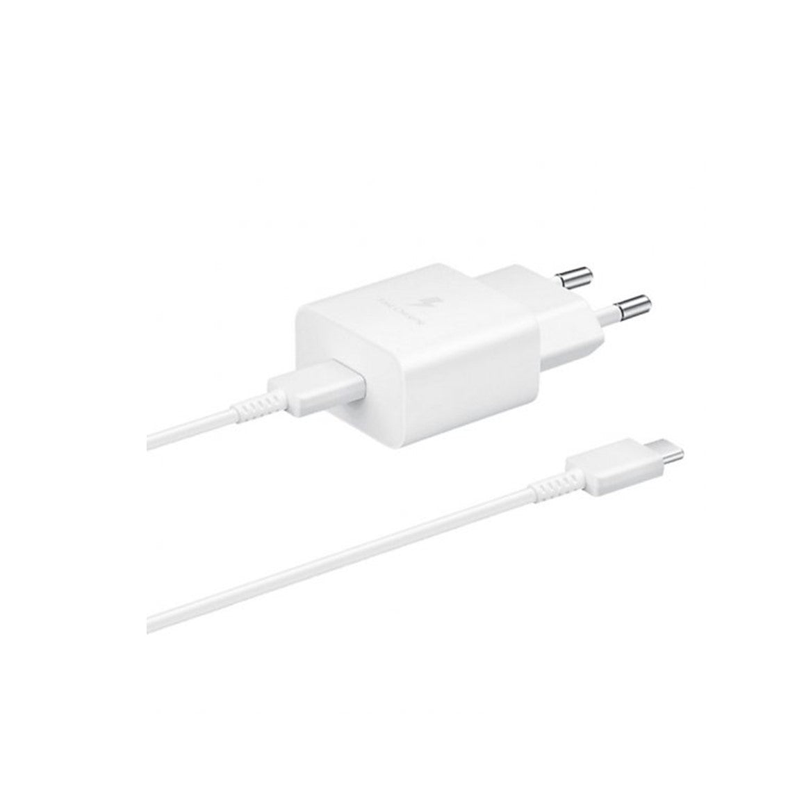 Cargador samsung ep - t1510xwegeu usb - c 15w + cable usb - c blanco