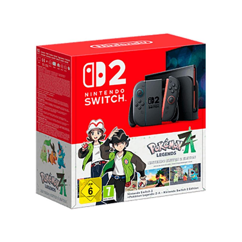 Consola nintendo switch 2 + leyendas pokemon z - a