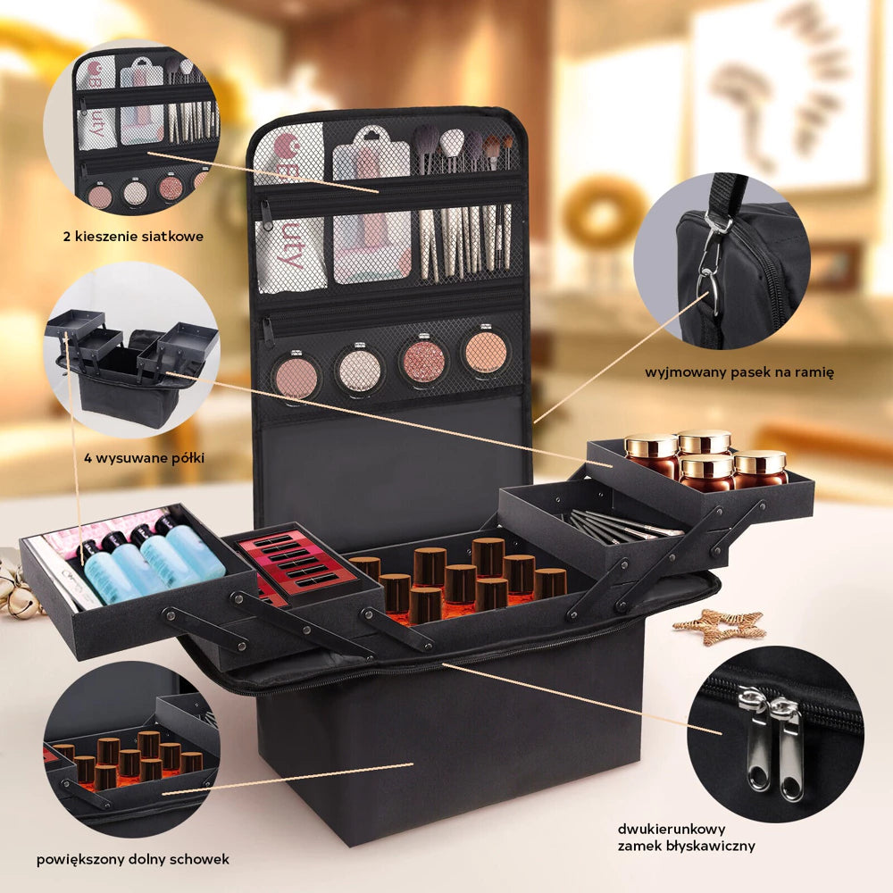 ESTUCHE ORGANIZADOR DE COSMÉTICOS