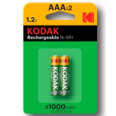 Blister pilas kodak recargables ni - mh aaa lr3 1000 mah -  blister 2 pilas