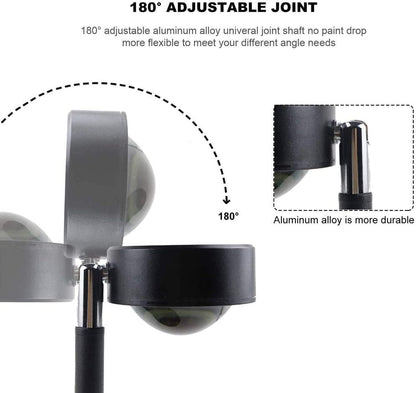 Lámpara de Proyección LED Puesta de Sol y Arcoíris – Luz Ambiental Giratoria 180° para Dormitorio, Fotografía o Decoración Interior