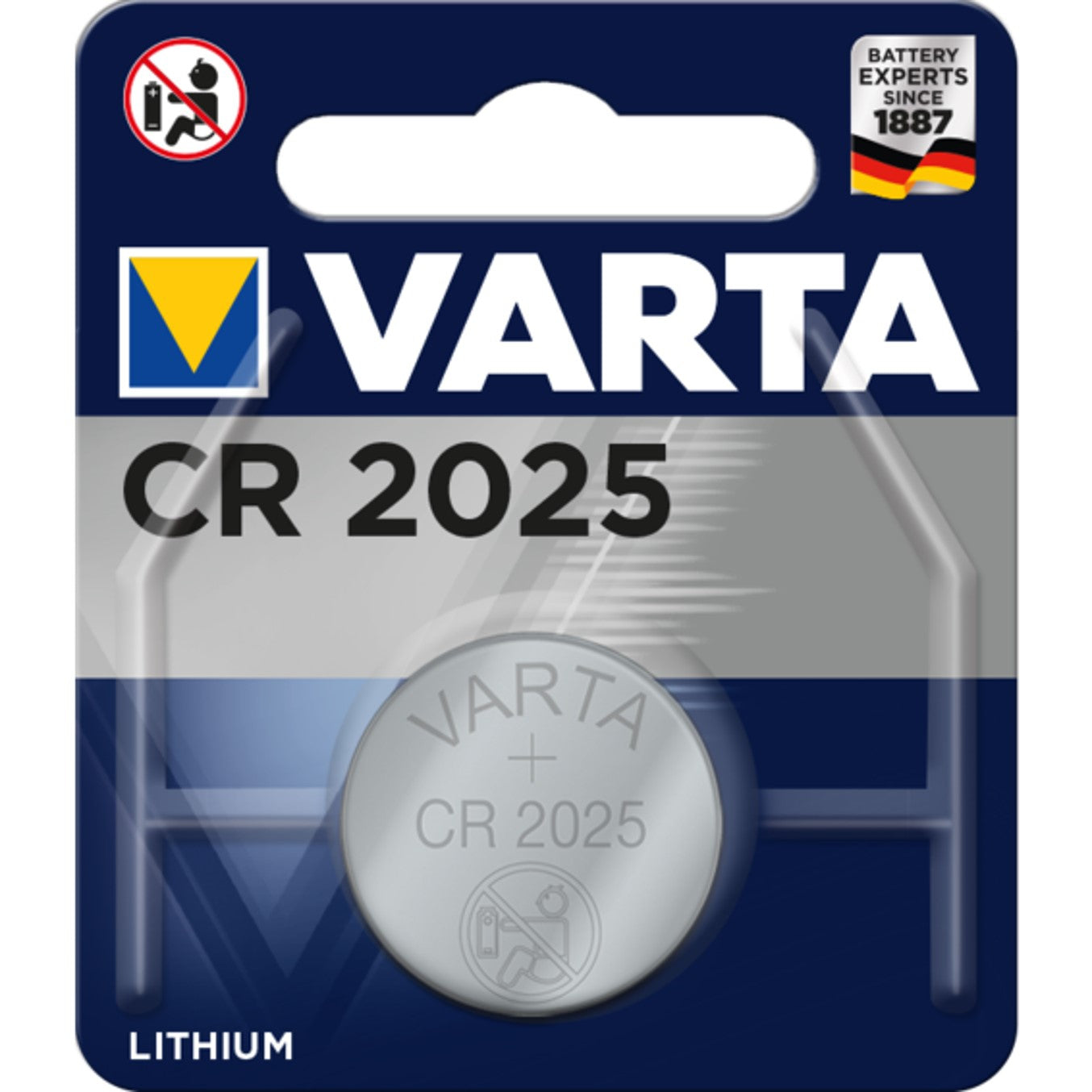 Blister pilas varta litio boton cr - 2025 3v 170mah