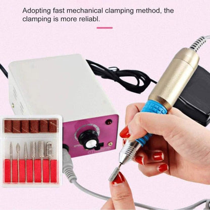 Set Eléctrico de Manicura y Pedicura 30.000RPM – Taladro Profesional con Brocas, Lima y Pulidor de Uñas