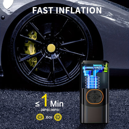 Inflador automático con bateria recargable, luz LED