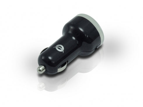 Cargador mechero - coche usb conceptronic x2 para moviles gps mp3 camaras etc 2000ma 5v