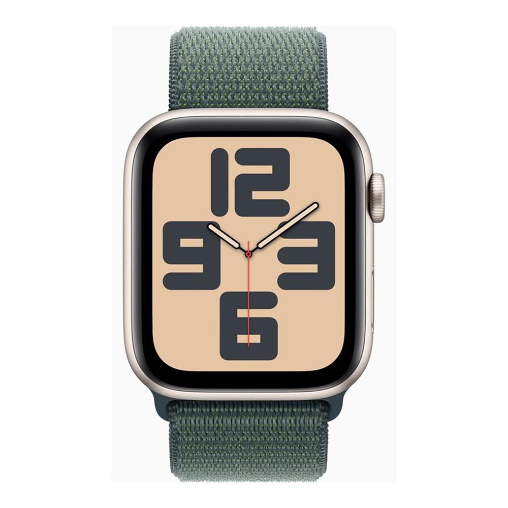 Smartwatch apple watch se gps + cell 44mm starlight aluminium green sport loop