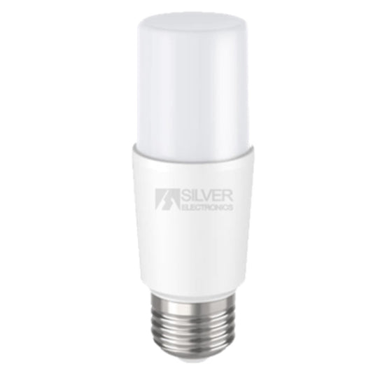 Bombilla led silver electronic eco tubular t37 ip20 -  720 lm -   9w=60w -  e27 -  5000k -  a+