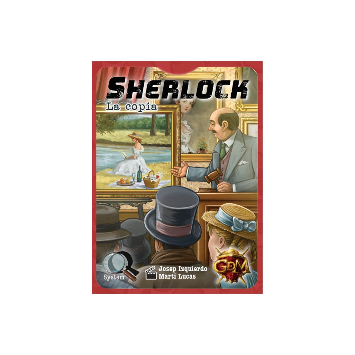 Juego de mesa gdm sherlock: la copia pegi 10