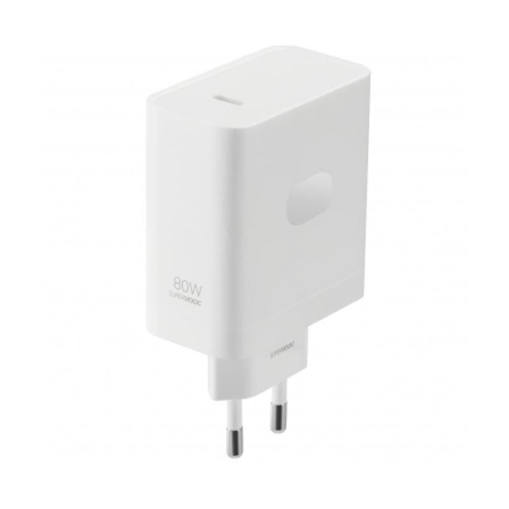 Cargador one plus supervoc 80w usb tipo c blanco