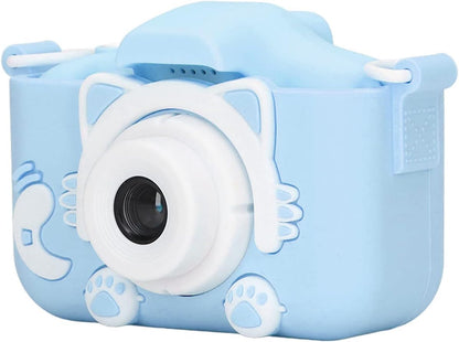 Cámara para Niños 20MP HD 2.0” + Tarjeta 32GB – Azul y Rosa, Compacta y Divertida