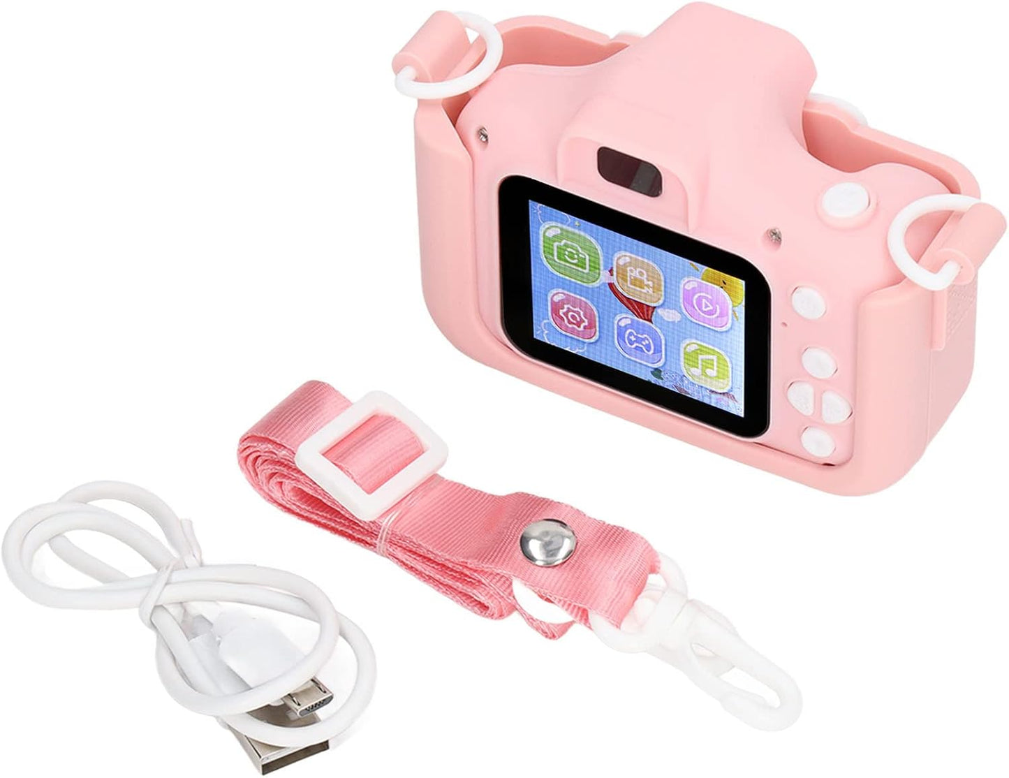 Cámara para Niños 20MP HD 2.0” + Tarjeta 32GB – Azul y Rosa, Compacta y Divertida